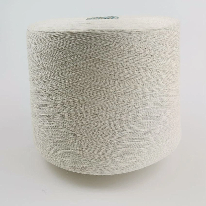 Hot sell carded combed 30%hemp 70% cotton blended hemp cotton yarn