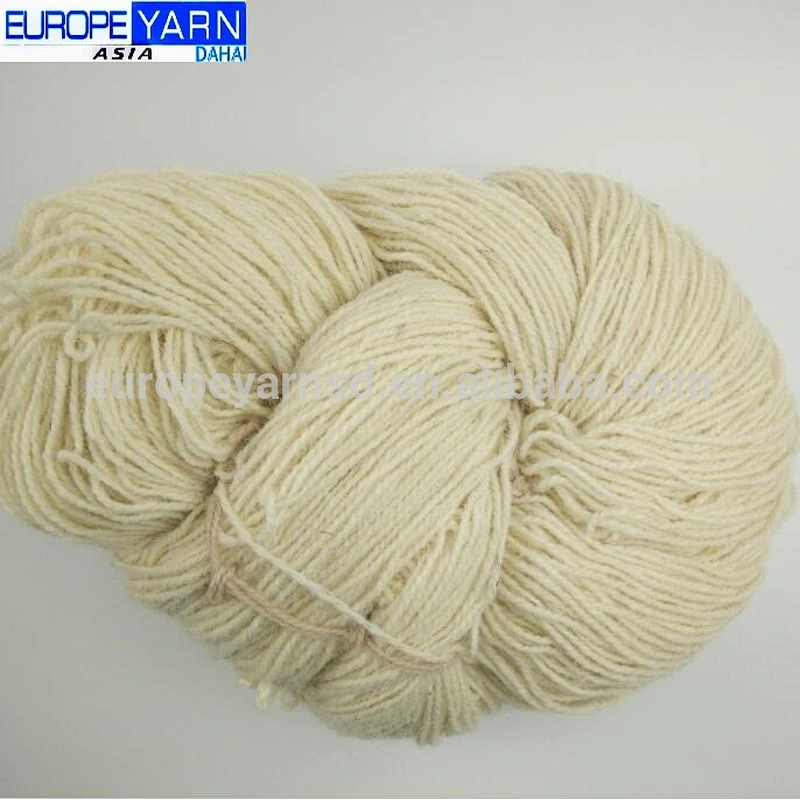 White 80 wool 20 nylon axminster carpet blended yarn