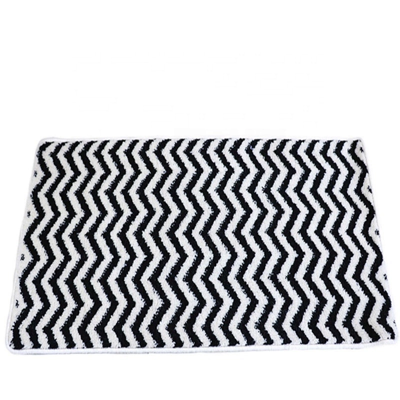 Long pile shaggy white black machine woven New Zealand wool carpets