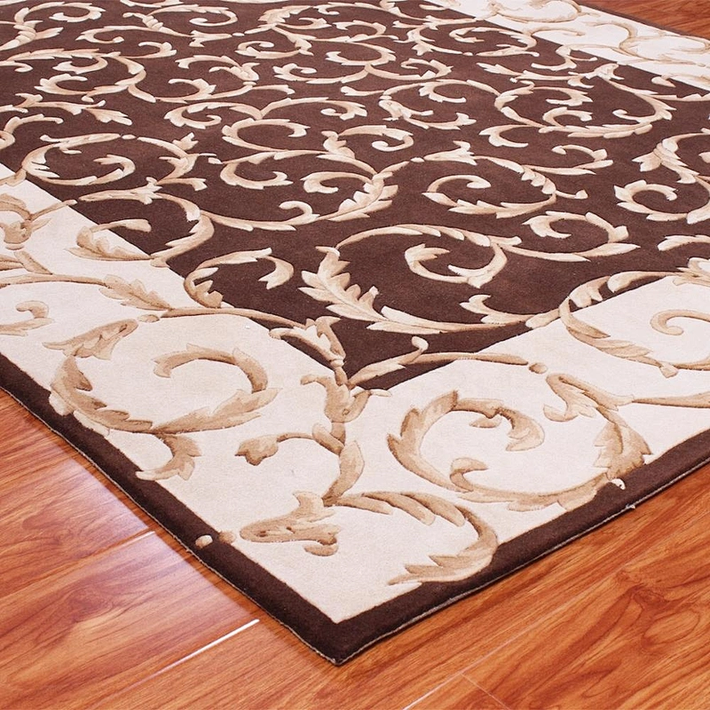 Chinese luxury carved wool rugs carpet yarn