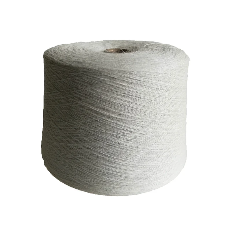 Knitting angora yarn for hat