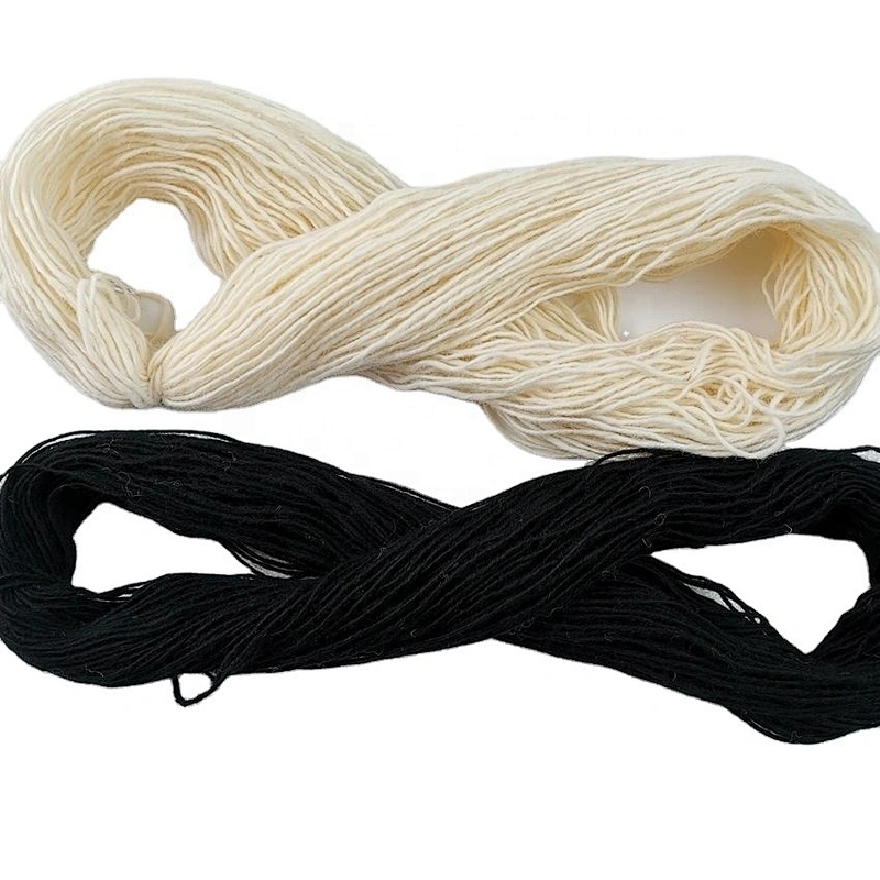 Wool and polyester blended wool yarn factory for carpet