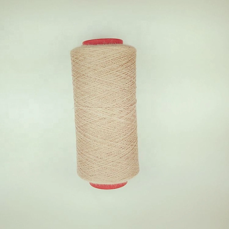 Dyed wool nylon blend machine made carpet yarn