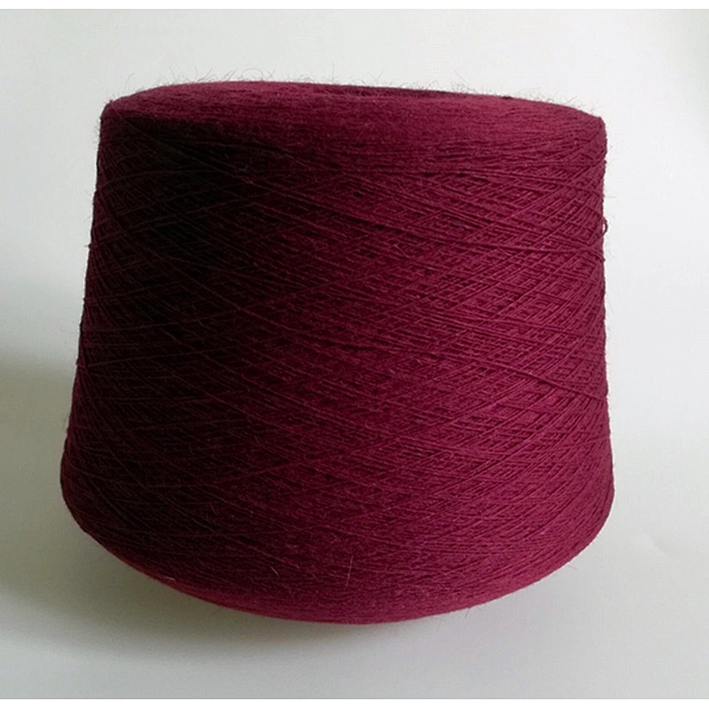 10% angora wool nylon blended hats yarn