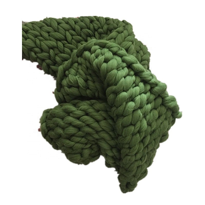 Chunky merino wool yarn for blankets