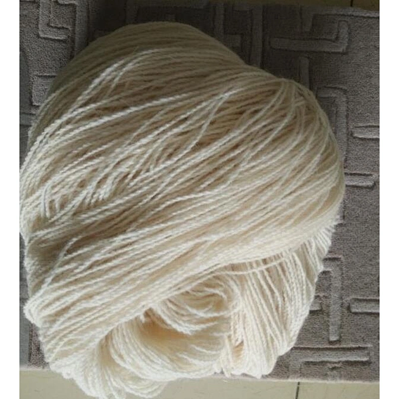 Wool dyeable cationic polyester blended yarn for printing carpet