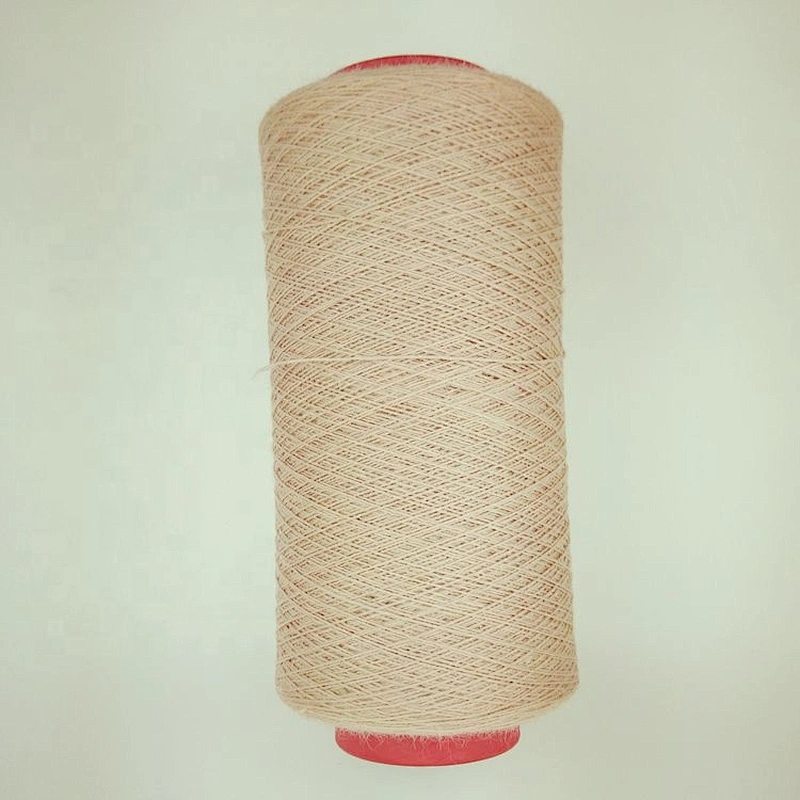 Dyed wool nylon blend machine made carpet yarn