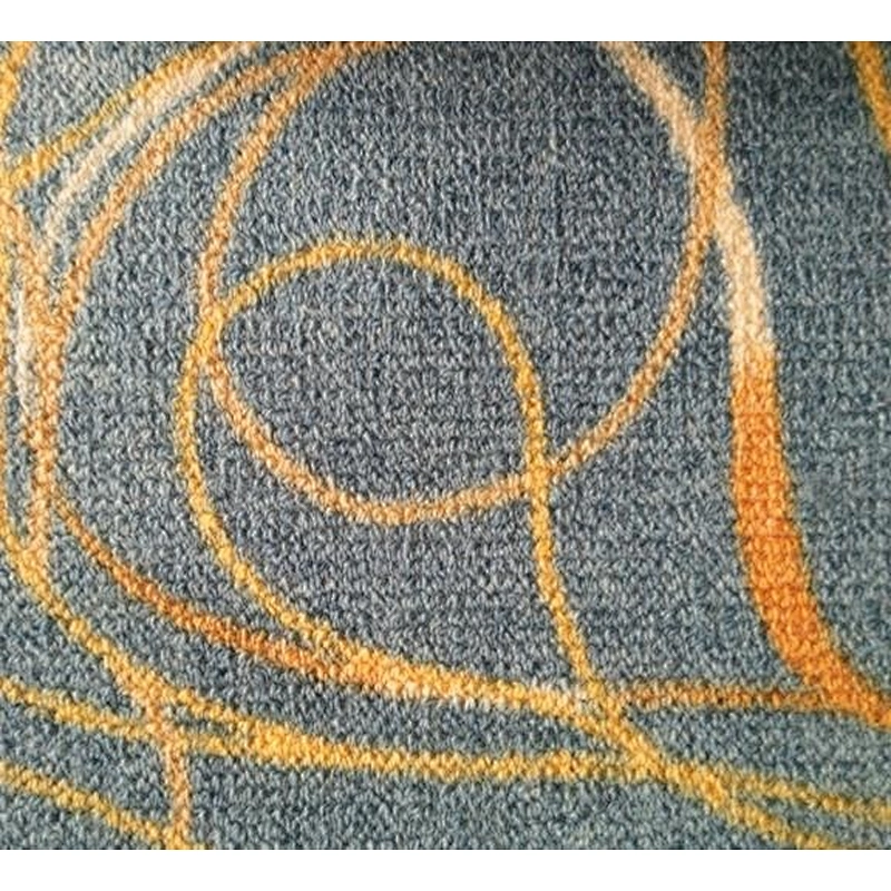 Wool dyeable cationic polyester blended yarn for printing carpet