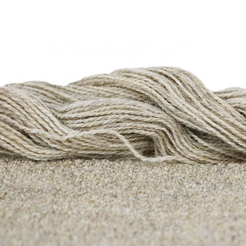 Discount spun polyester wool blended carpet yarn