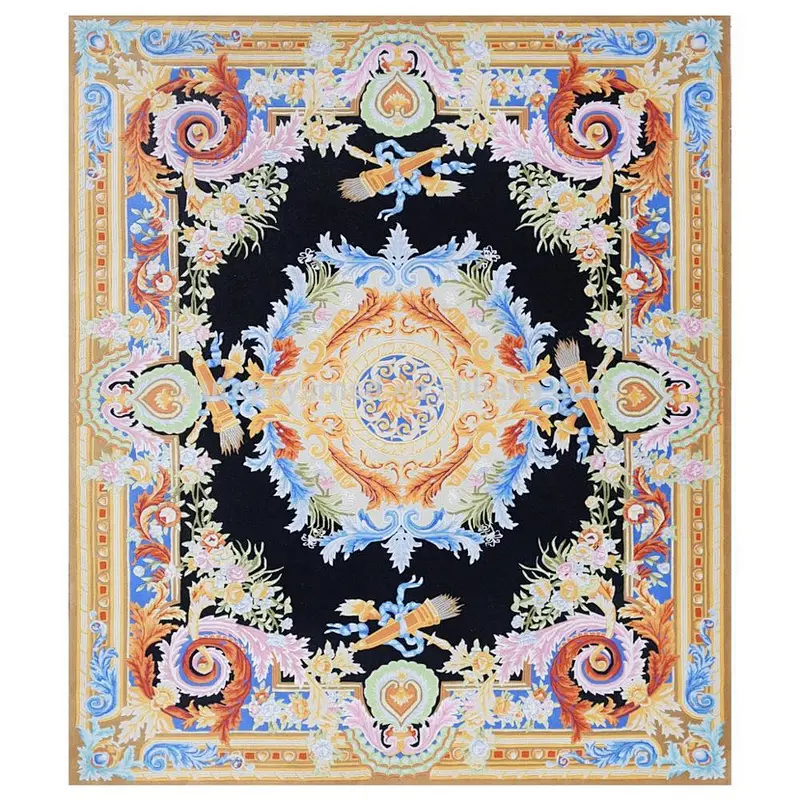 Hand tufted wool rugs and carpets yarn 100