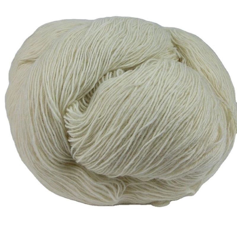 Wool and polyester blended wool yarn factory for carpet