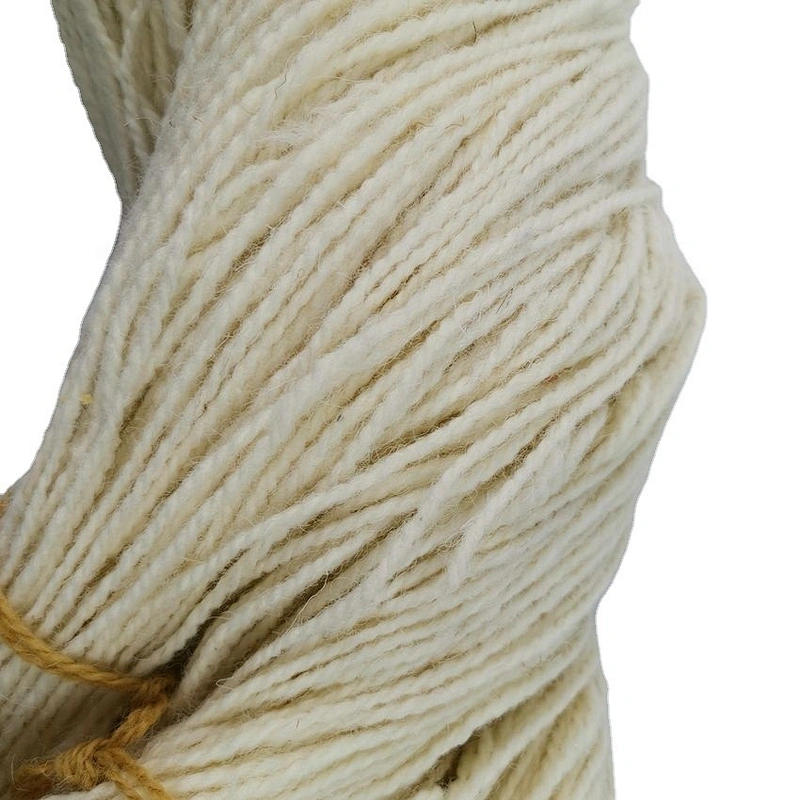 Hot sale 100 Undyed woolen spun New Zealand Wool yarn cone Nm3.57/2