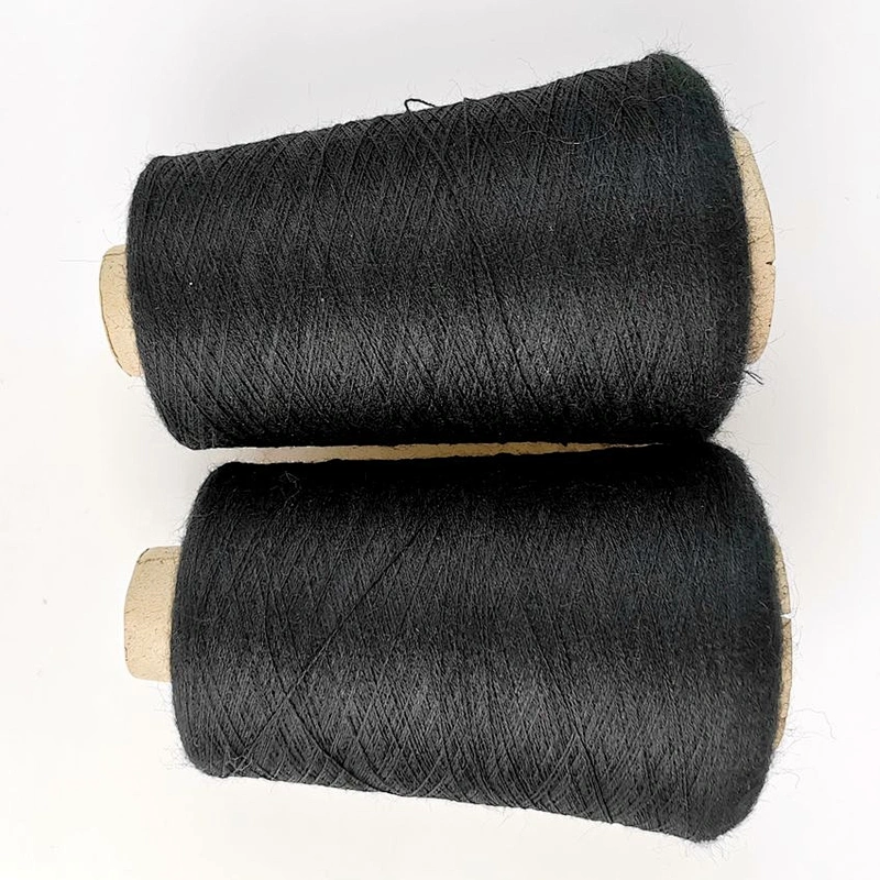 30% angora 50% polyester 20% viscose blended yarn for hats
