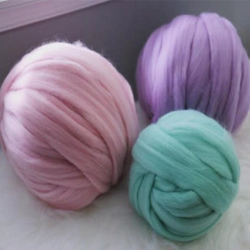 Chunky merino wool yarn woolen yarn