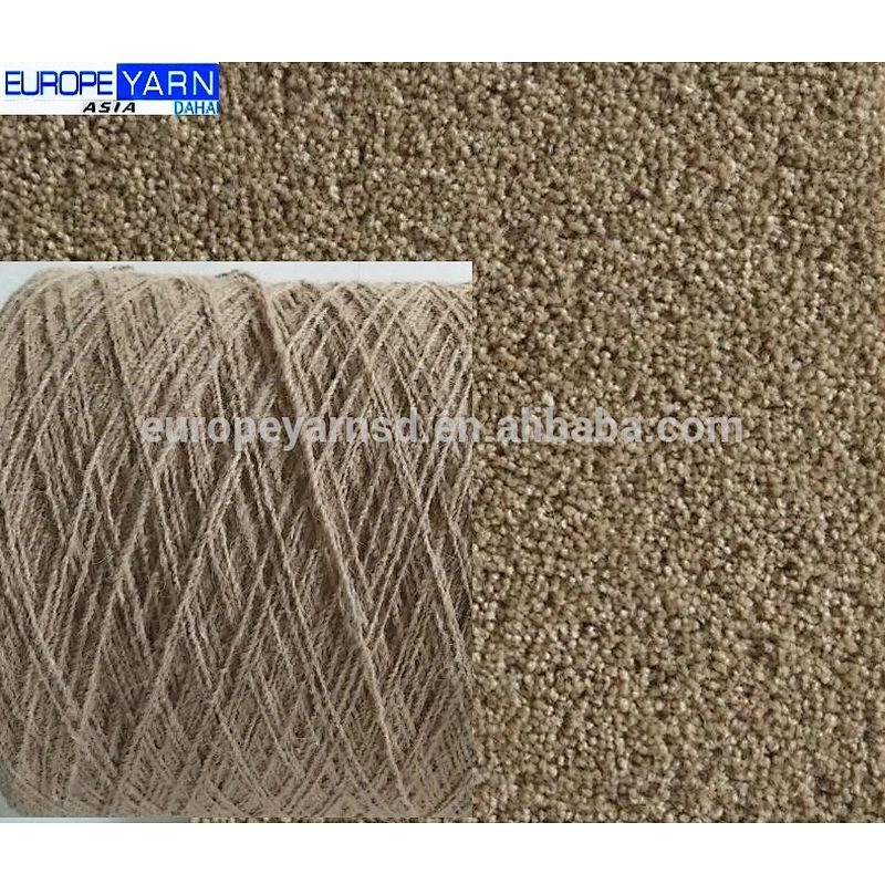 Wool polyester pp frieze dyed yarn for carpet