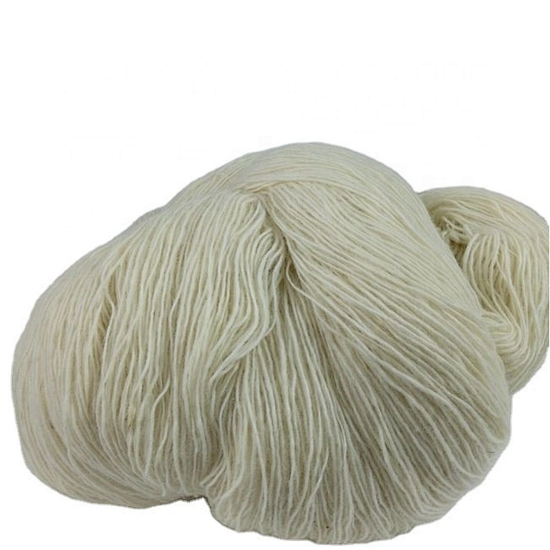 Factory woolen type New Zealand Undyed Wool Yarn for carpet