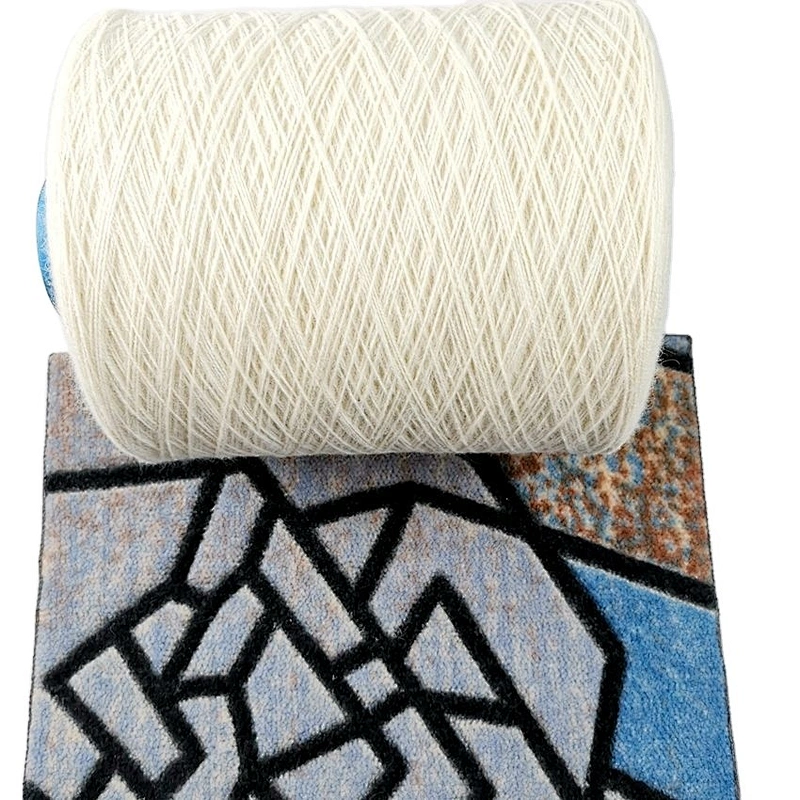 10/90 wool dyeable polyester blended yarn for printing carpet