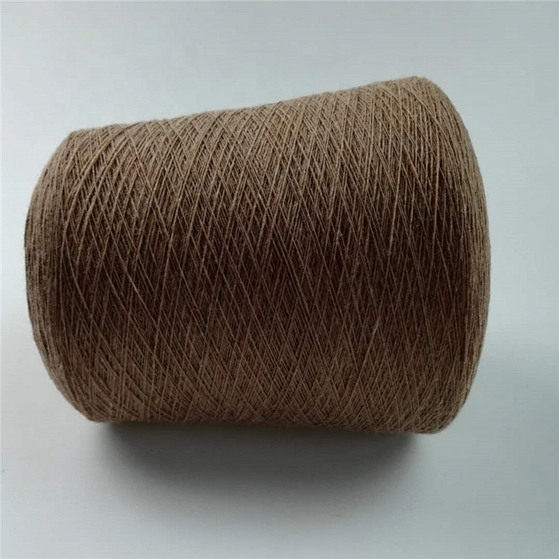 Wholesale natural ring spun hemp bamboo blended yarn