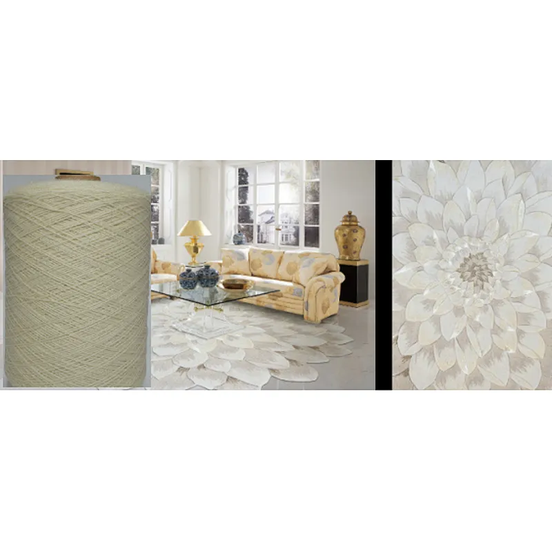 Factory direcet well Polyester wool blended Yarn For Carpet good prices