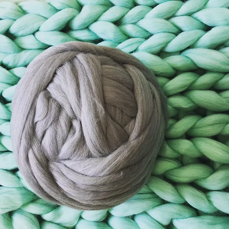 Chunky merino wool yarn woolen yarn