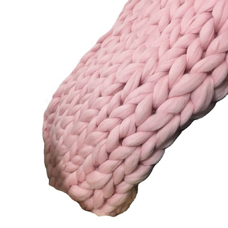 Handmade heavy wool blankets thick Australia merino wool blankets