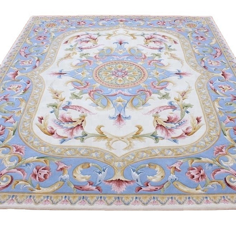 New Zealand wool handmade carved chinese wool rugs