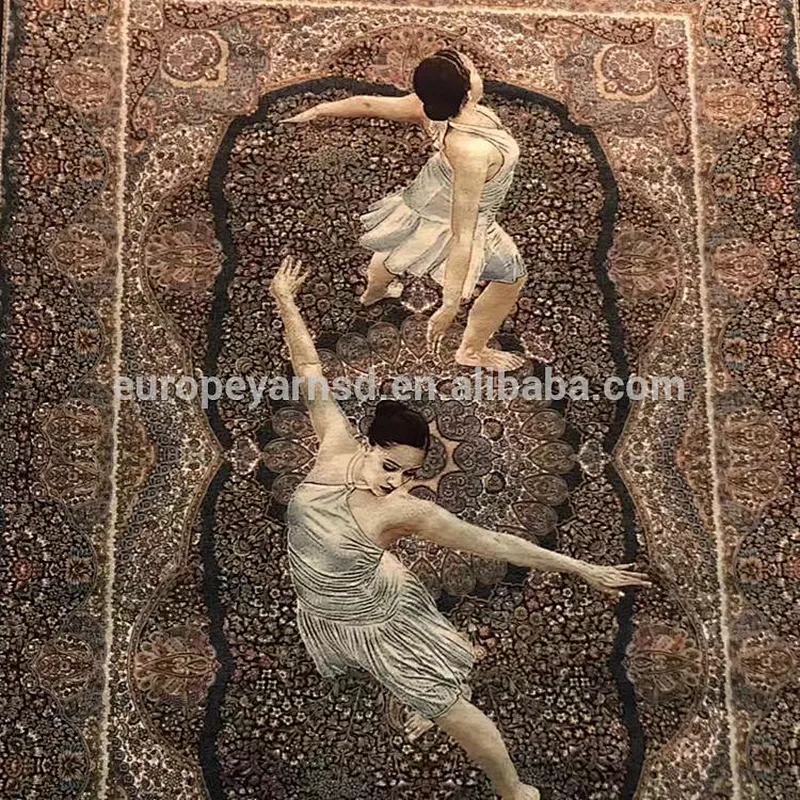 First class hand tufted wool yarn rug