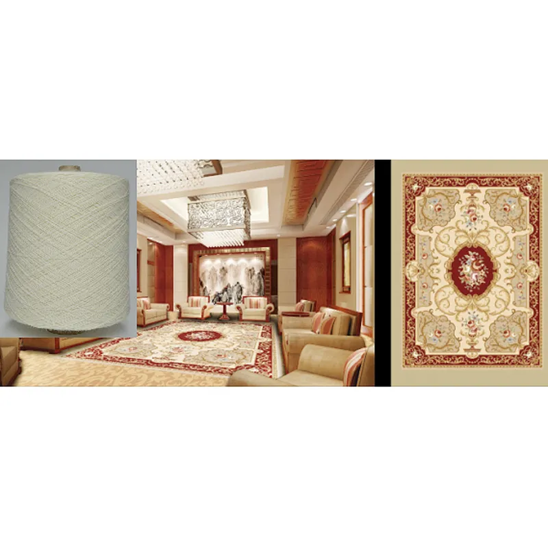 Factory direcet well Polyester wool blended Yarn For Carpet good prices